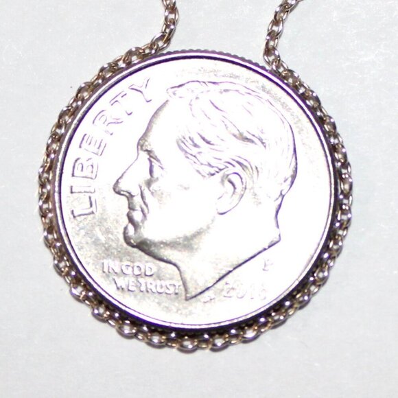 Sterling Silver Faux Turquoise & Marcasite Heart Necklace - Picture 4 of 7